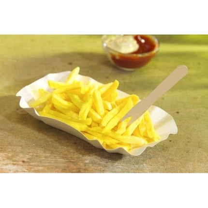 PAPSTAR 100 Schalen, Pappe "pure" eckig weiss