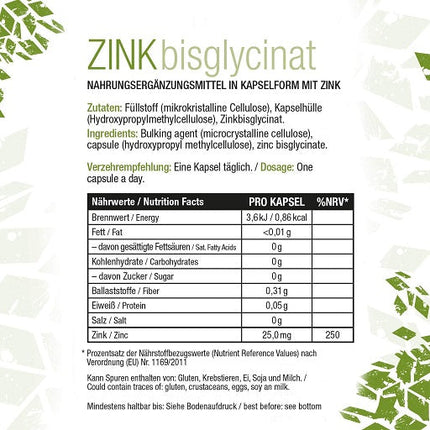 Sinob Zink Chelapro 60 Kapseln