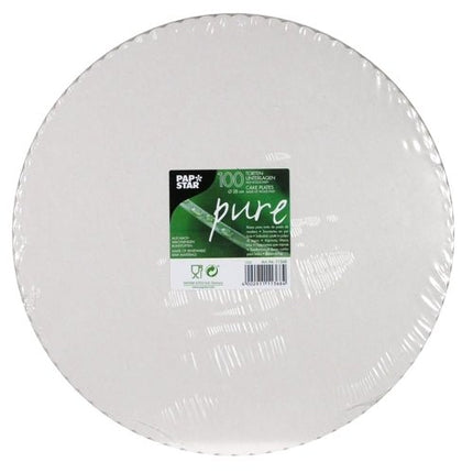 PAPSTAR 100 Tortenunterlagen, Pappe "pure" rund