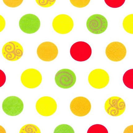 PAPSTAR 20 Servietten, 33 cm x 33 cm 3-lagig 1/4-Falz Design Set 6