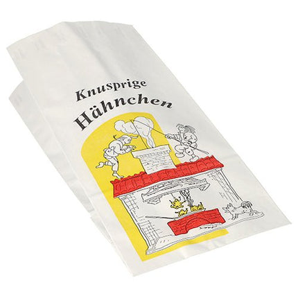 Starpak 100 Hähnchenbeutel, Papier mit Alu-Einlage