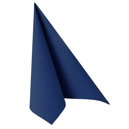 PAPSTAR 50 Servietten "ROYAL Collection" 1/4-Falz 40 x 40 cm dunkelblau