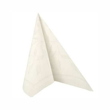 PAPSTAR 50 Servietten "ROYAL Collection" 1/4-Falz 40 x 40 cm weiss