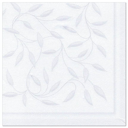 PAPSTAR 50 Servietten "ROYAL Collection" 1/4-Falz 40 x 40 cm weiss