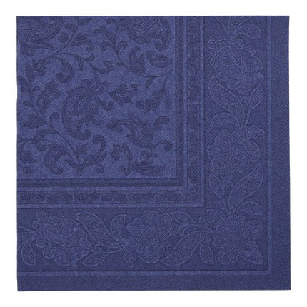 PAPSTAR 50 Servietten "ROYAL Collection" 1/4-Falz 40 x 40 cm dunkelblau