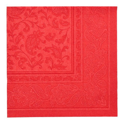 PAPSTAR 50 Servietten "ROYAL Collection" 1/4-Falz 40 x 40 cm rot