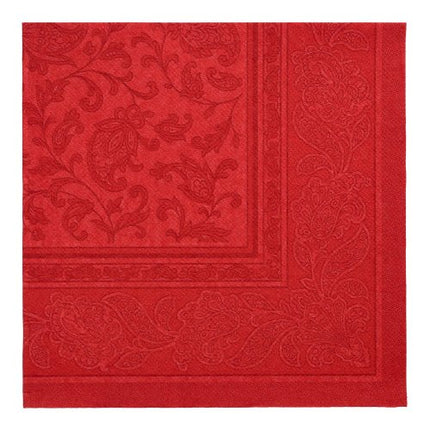 PAPSTAR 50 Servietten "ROYAL Collection" 1/4-Falz 40 x 40 cm bordeaux