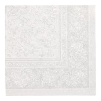 PAPSTAR 50 Servietten "ROYAL Collection" 1/4-Falz 40 x 40 cm weiss