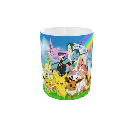 Pokemon Tasse Evoli Nachtara Feelinara Kaffeetasse 325ml Mug Cup Geschenk