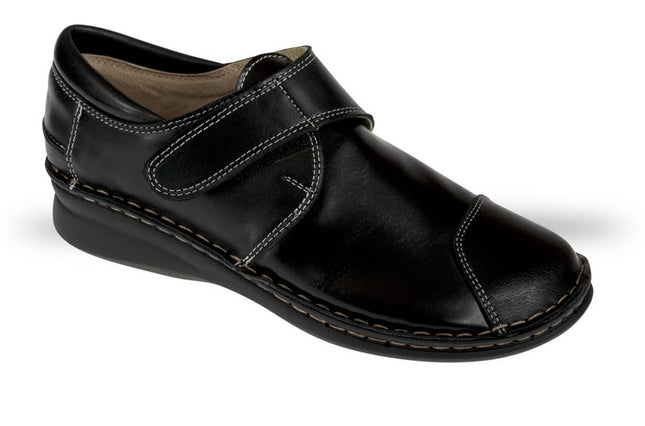 Orthopädischer Damenschuh mit Klettverschluss – stabil & komfortabel