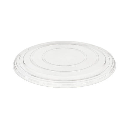 Starpak 50 Deckel für Salatschalen, R-PET rund Ø 18 cm · 1,5 cm klar | Schrumpffolie (50 Stück)