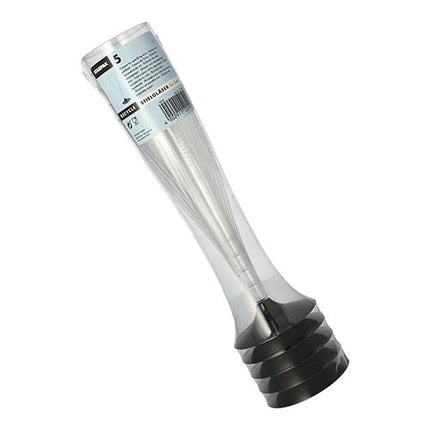 Starpak 5 Stiel-Gläser für Sekt, PS 0,1 l Ø 5 cm · 17,5 cm glasklar | Schrumpffolie (5 Stück)