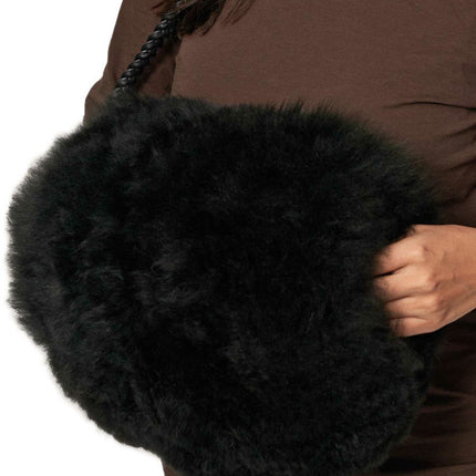 Apu Kuntur - Alpaka Muff – Luxus Handwärmer aus 100% Alpaka Fell