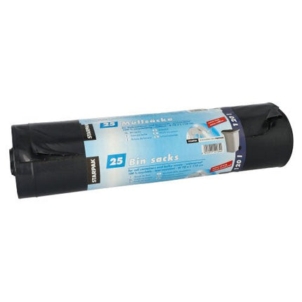 Starpak 25 Müllsäcke, LDPE 120 l 110 cm x 70 cm