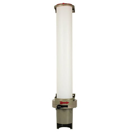 Starpak Becherspender, PS 67 cm x 13 cm x 15,5 cm grau für 100 Becher mit oberem Ø 7,03 cm | Karton (1 Stück)