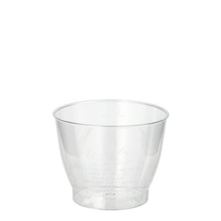 Starpak 15 Trinkbecher, PS 0,1 l Ø 6,8 cm · 5,4 cm glasklar | Schrumpffolie (15 Stück)