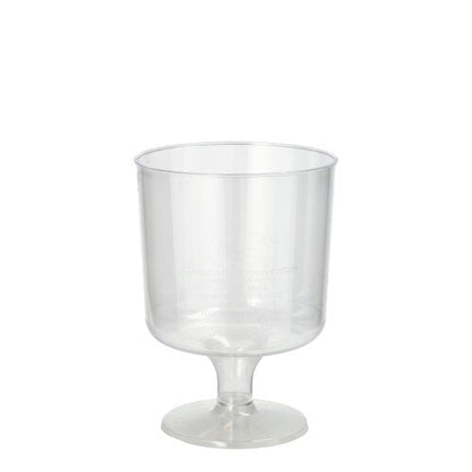 Starpak 10 Stiel-Gläser für Rotwein, PS 0,2 l Ø 7,2 cm · 10 cm glasklar einteilig | Schrumpffolie (10 Stück)