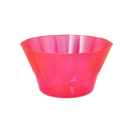Starpak 54 Eis- und Dessertschalen, PS rund 400 ml Ø 12 cm · 7 cm pink | Papptray (54 Stück)