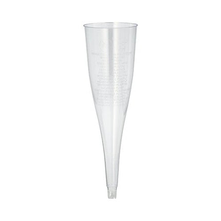 Starpak 50 Stiel-Gläser (Oberteile) für Sekt, PS 0,1 l Ø 5 cm · 17,5 cm glasklar | Papptray (50 Stück)