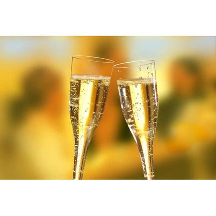 Starpak 50 Stiel-Gläser (Oberteile) für Sekt, PS 0,1 l Ø 5 cm · 17,5 cm glasklar | Papptray (50 Stück)