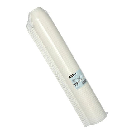 Starpak 60 Kaffeetassen, PS 0,18 l Ø 7,8 cm · 6 cm weiss | Schrumpffolie (60 Stück)