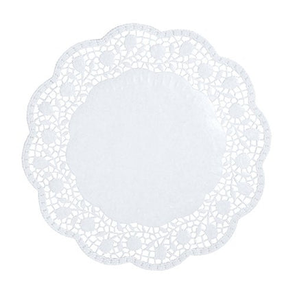 PAPSTAR 100 Tortenspitzen rund, weiss