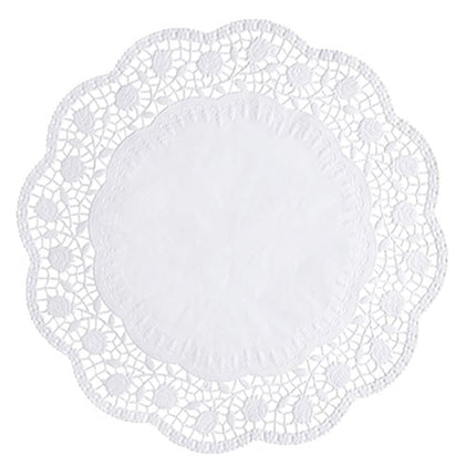 PAPSTAR 100 Tortenspitzen rund, weiss