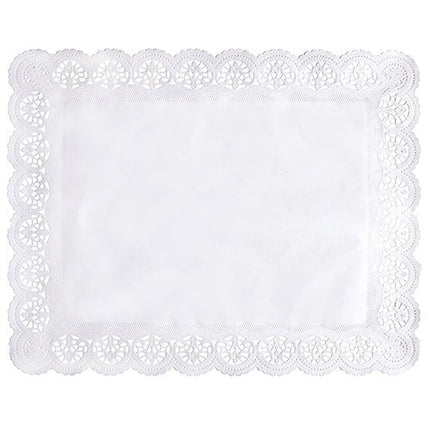PAPSTAR 100 Spitzenpapiere eckig, weiss