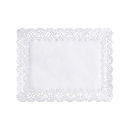 PAPSTAR 100 Spitzenpapiere eckig, weiss