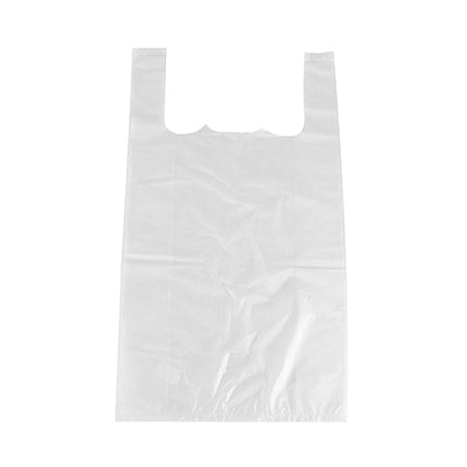 Starpak 500 Hemdchen-Tragetaschen, HDPE 48 cm x 27 cm x 12 cm weiss | Folie (500 Stück)