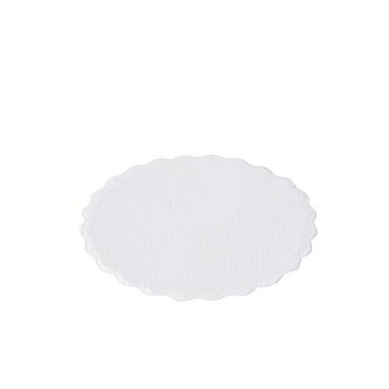 PAPSTAR Tropfdeckchen rund, Ø 8,5 cm, weiß, ideal für Getränke | Faltschachtel (500 Stück)