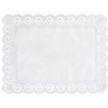 PAPSTAR 100 Spitzenpapiere eckig, weiss