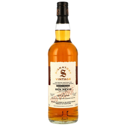 Ben Nevis 7 2019/2026 - Signatory Vintage - 100 PROOF #75