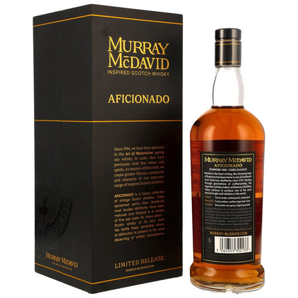 Bowmore 34 1990/2025 - Aficionado Murray McDavid - 1st Fill Oloroso Sherry Octave Finish
