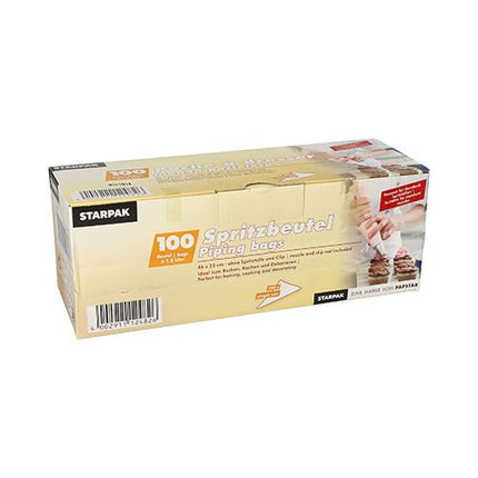 Starpak 100 Spritzbeutel transparent