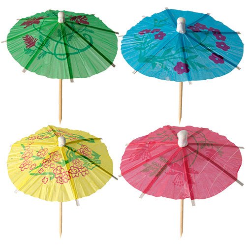 PAPSTAR Deko-Picker "Eisschirmchen Asia" 10 cm | Beutel (6 Stück)