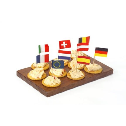 PAPSTAR Deko-Picker 8 cm "Nationen", ideal für Feiern und Events | Beutel (50 Stück)