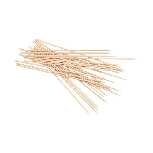 PAPSTAR Schaschlikspieße Holz "pure" Ø 3 mm, 20 cm lang | Folie (1000 Stück)