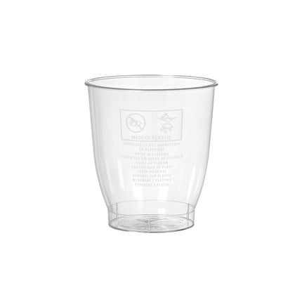 Trinkglas Crystallo Transparent PS - 300 ml, bruchsicher und leicht | Packung (30 Stück)