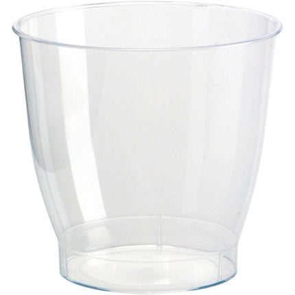 Dessertschale Crystallo Transparent PS - 20 cm, stilvolles Design | Packung (40 Stück)