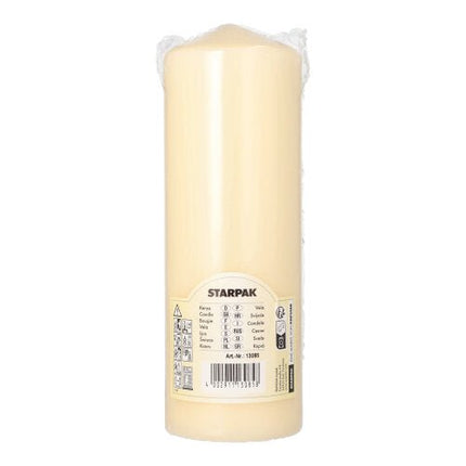Starpak Stumpenkerze mit extra langer Brenndauer Ø 70 mm,  200 mm