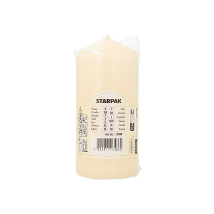 Starpak Stumpenkerze mit extra langer Brenndauer Ø 60 mm, 130 mm