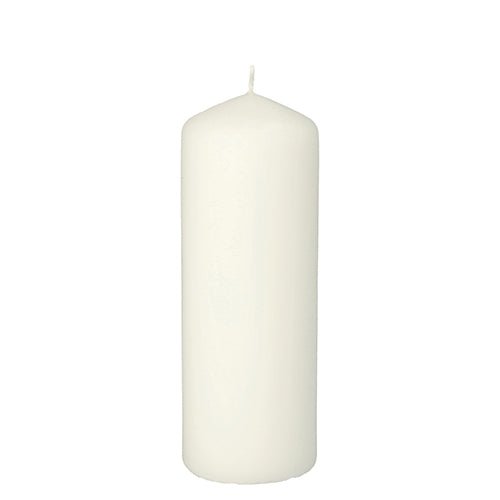 Starpak Stumpenkerze mit extra langer Brenndauer Ø 60 mm, 165 mm weiss