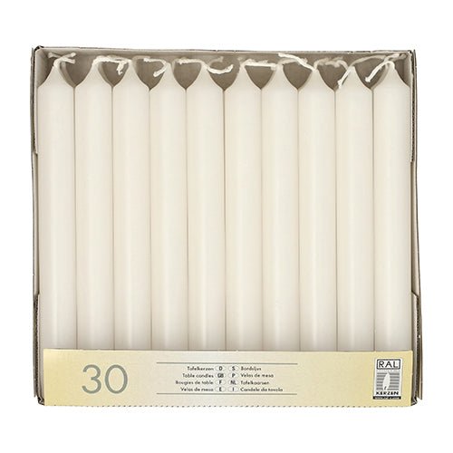 Starpak 30 Tafelkerzen Ø 2,1 cm · 19,6 cm