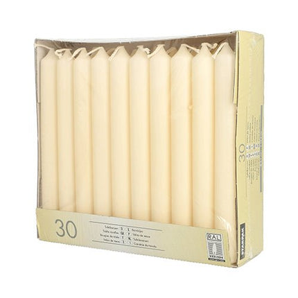 Starpak 30 Tafelkerzen Ø 2,1 cm · 19,6 cm