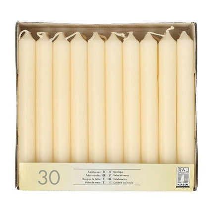 Starpak 30 Tafelkerzen Ø 2,1 cm · 19,6 cm