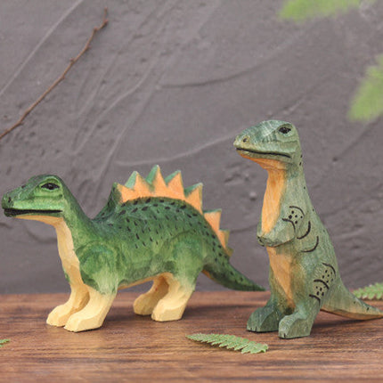 Dinosaurier Figuren aus Holz für Kinder - Fantasievolles Lernen