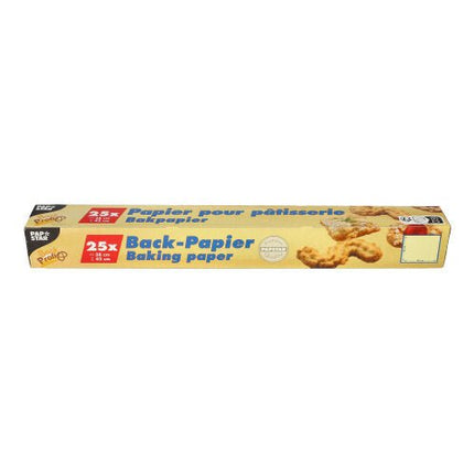 PAPSTAR Backpapierzuschnitte 38x42 cm braun, 25 Blatt in Faltschachtel | Faltschachtel (25 Blätter)