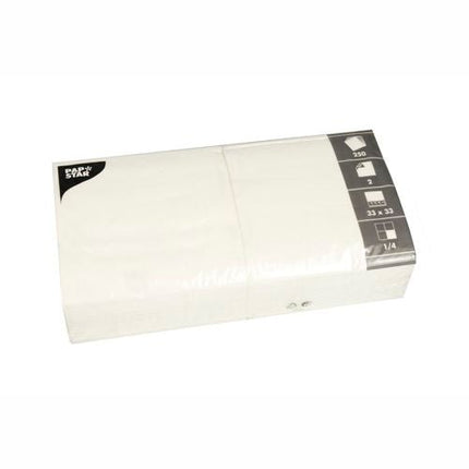 PAPSTAR 250 Servietten, 2-lagig 33 x 33 cm 1/8-Falz