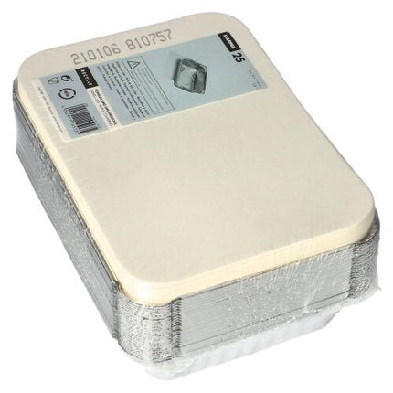 Starpak 25 Schalen, Alu + Einlegedeckel, PP-beschichtet